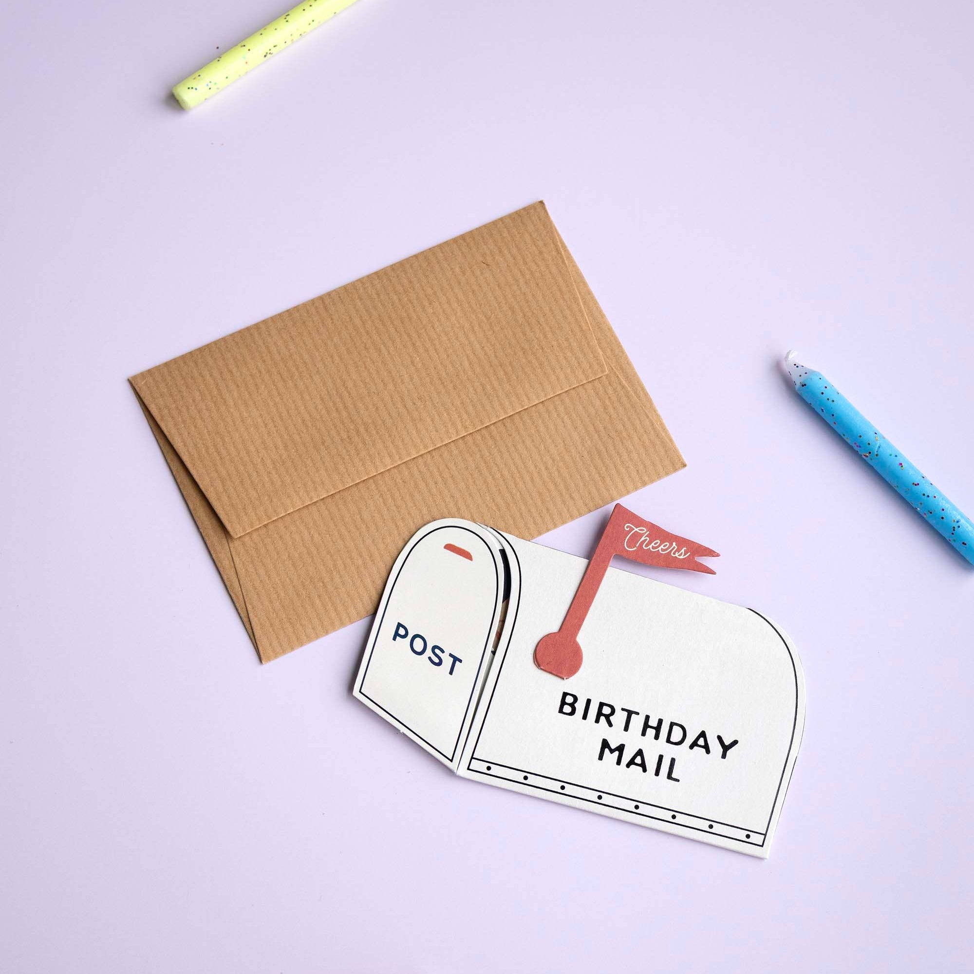 Birthday Mail Mini Greeting Card