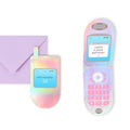Flip Phone Birthday Mini Greeting Card